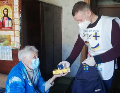 A ajuda da Caritas ucraniana aos deslocados